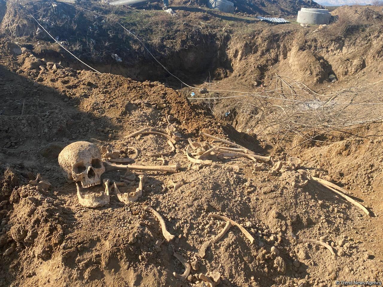 В Агдаме найдены фрагменты человеческого скелета