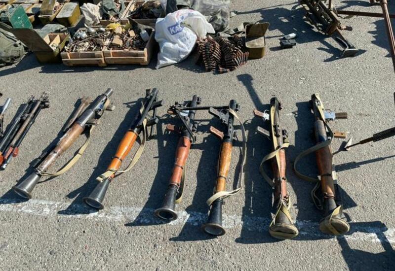 В Джабраиле обнаружены боеприпасы, оставленные армянами при бегстве