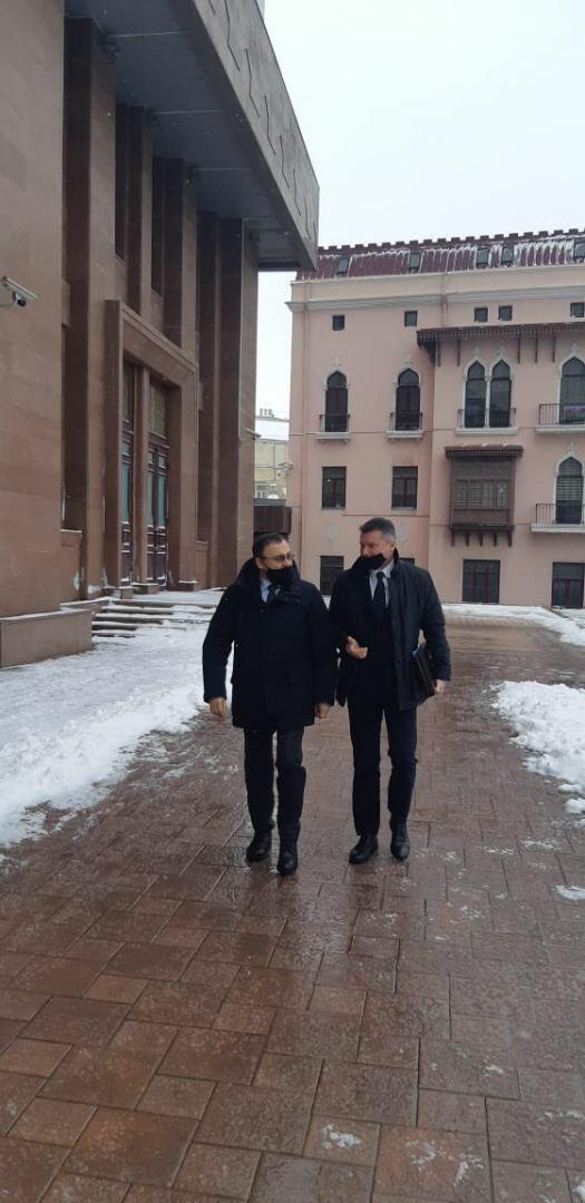Хикмет Гаджиев на переговорах с замглавой МИД Украины