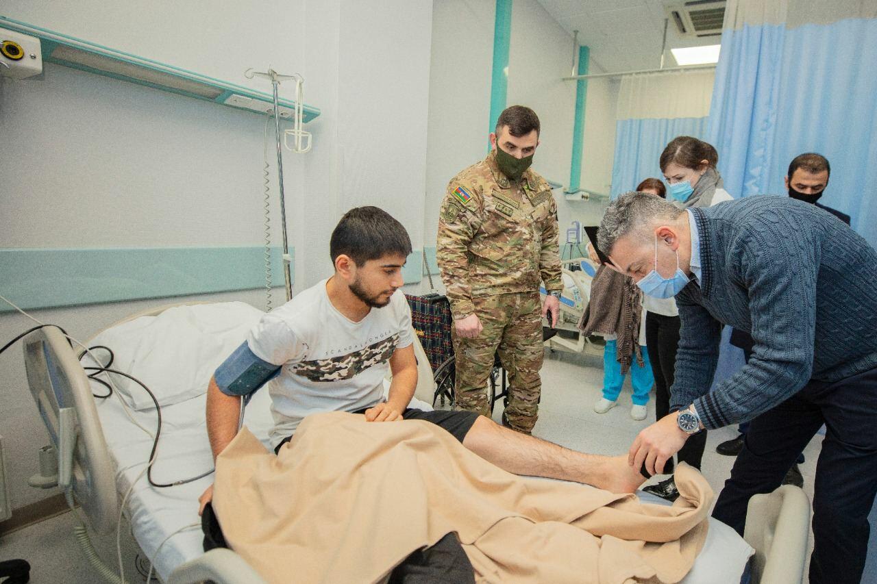 Раненых участников Отечественной войны Азербайджана обследуют турецкие врачи