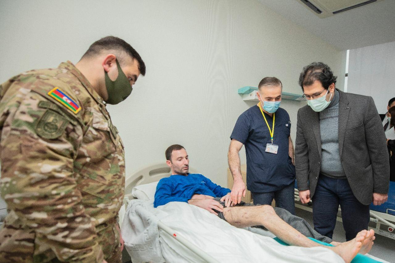 Раненых участников Отечественной войны Азербайджана обследуют турецкие врачи