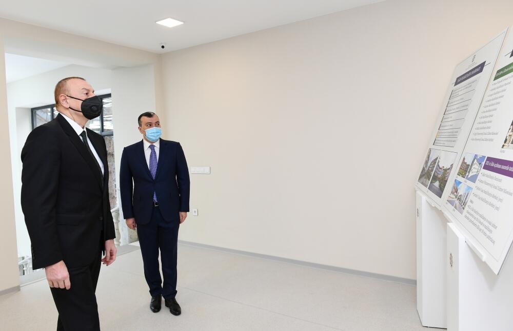 Президент Ильхам Алиев принял участие в открытии Шаганского реабилитационного пансионата