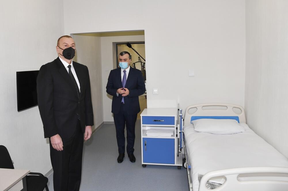 Президент Ильхам Алиев принял участие в открытии Шаганского реабилитационного пансионата