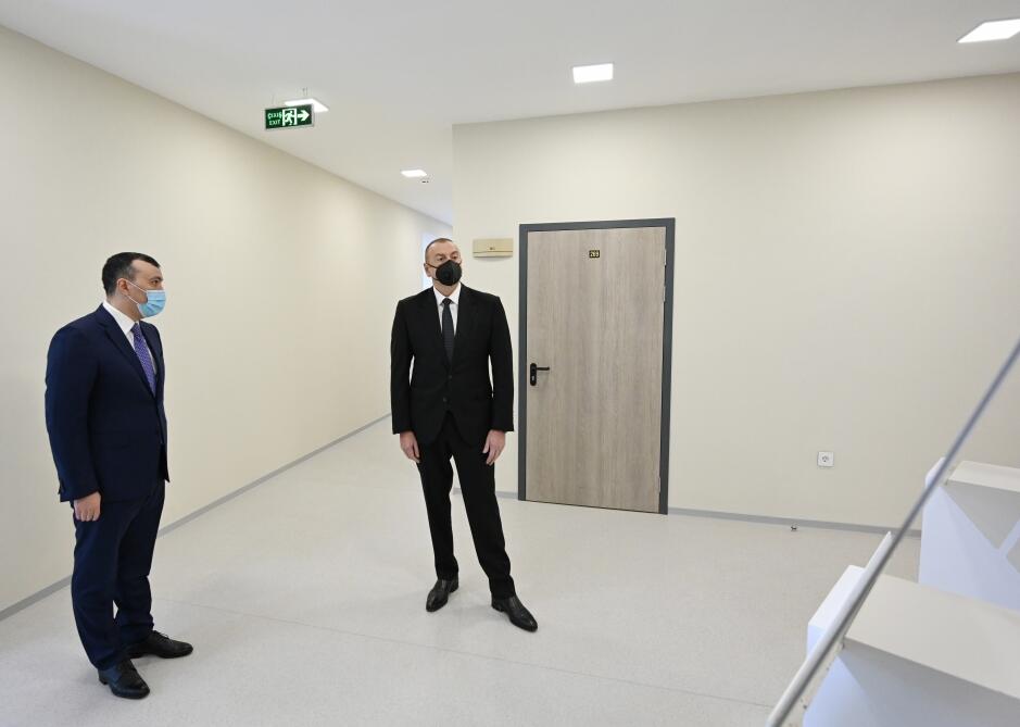 Президент Ильхам Алиев принял участие в открытии Шаганского реабилитационного пансионата