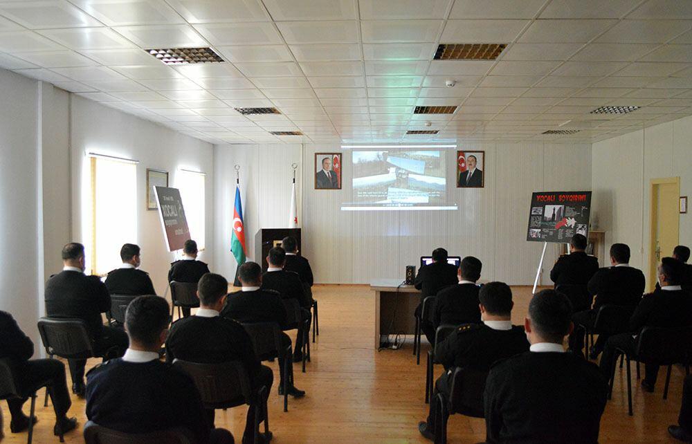 В армии Азербайджана проведены мероприятия в связи с 29-й годовщиной Ходжалинского геноцида
