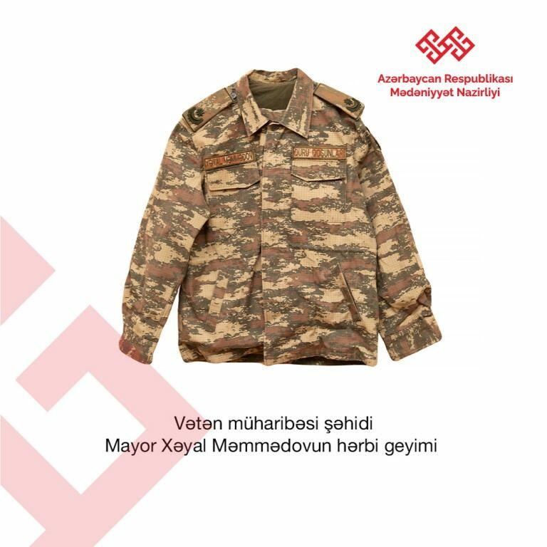 Первые экспонаты фонда Мемориального комплекса Отечественной войны Азербайджана и Музея Победы