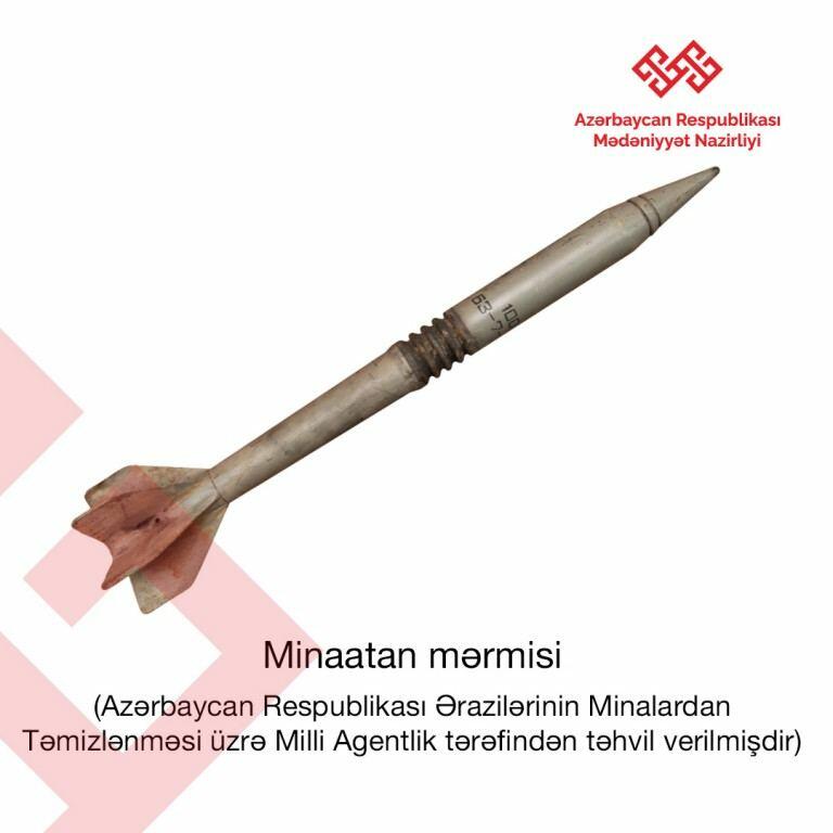 Первые экспонаты фонда Мемориального комплекса Отечественной войны Азербайджана и Музея Победы