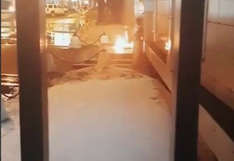 Мужчина поджег себя у телецентра «Останкино»
