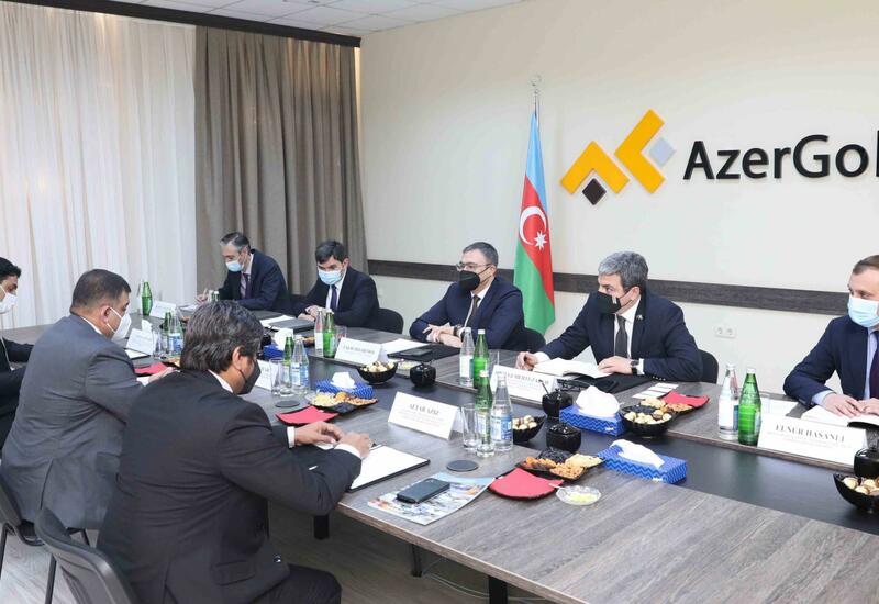 В AzerGold состоялась встреча с гендиректором Организации по пограничным делам Пакистана