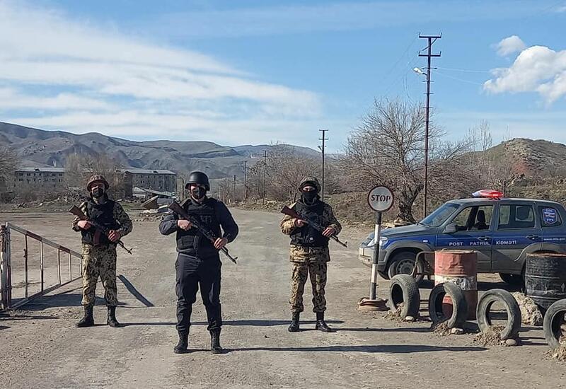 В Губадлы установлены полицейские посты