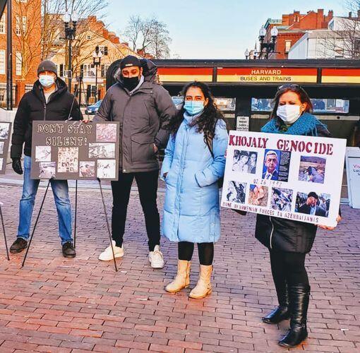 В Бостоне прошла «молчаливая» акция в связи с Ходжалинским геноцидом