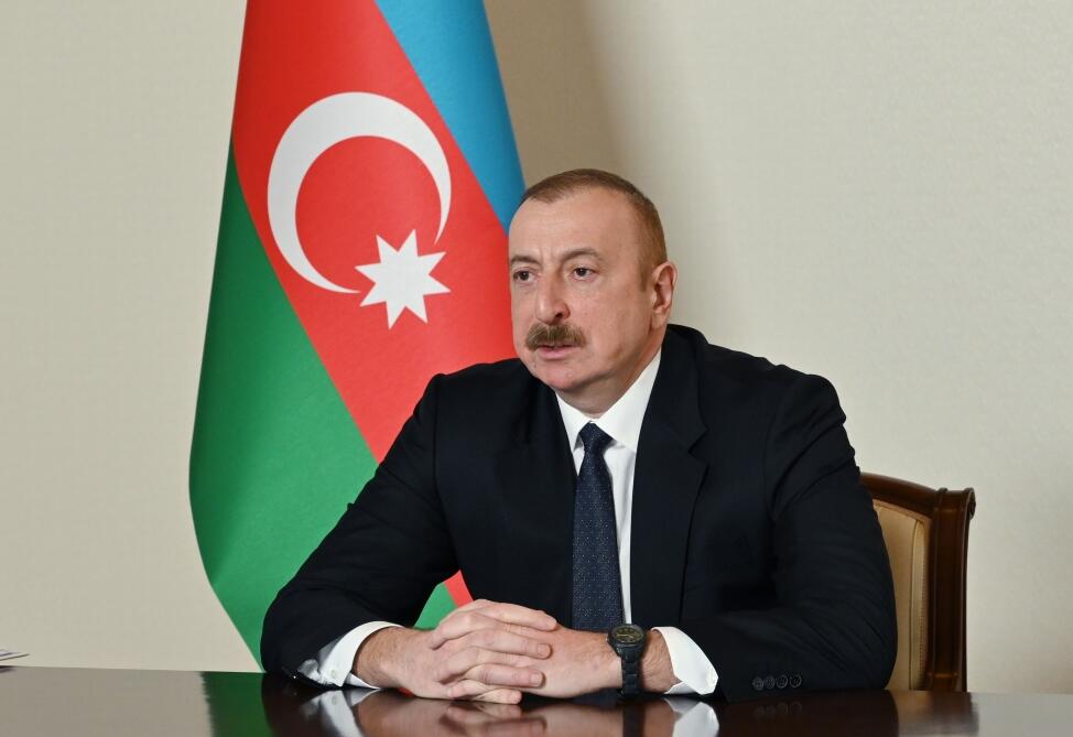 Президент Ильхам Алиев выступил в видеоформате на внеочередном VII съезде партии "Ени Азербайджан"
