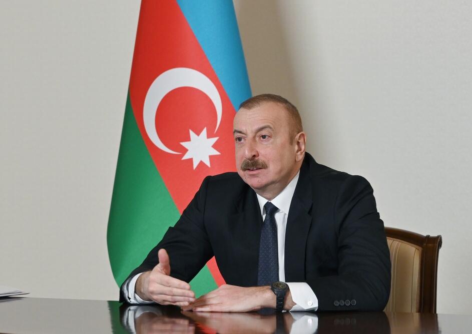 Президент Ильхам Алиев выступил в видеоформате на внеочередном VII съезде партии "Ени Азербайджан"