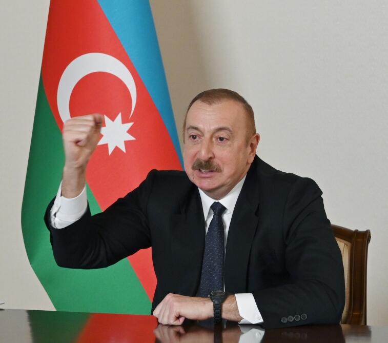 Президент Ильхам Алиев выступил в видеоформате на внеочередном VII съезде партии "Ени Азербайджан"