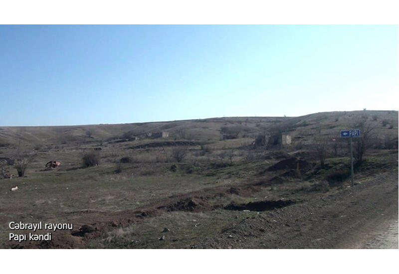 Разрушенное село Папы Джебраильского района