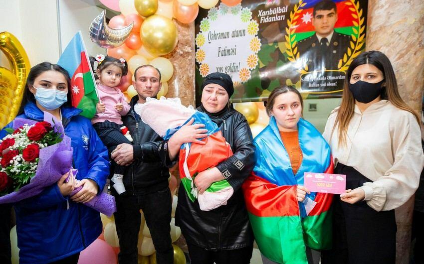 Фонд "YAŞAT" откроет счет на имя новорожденного ребенка еще одного шехида