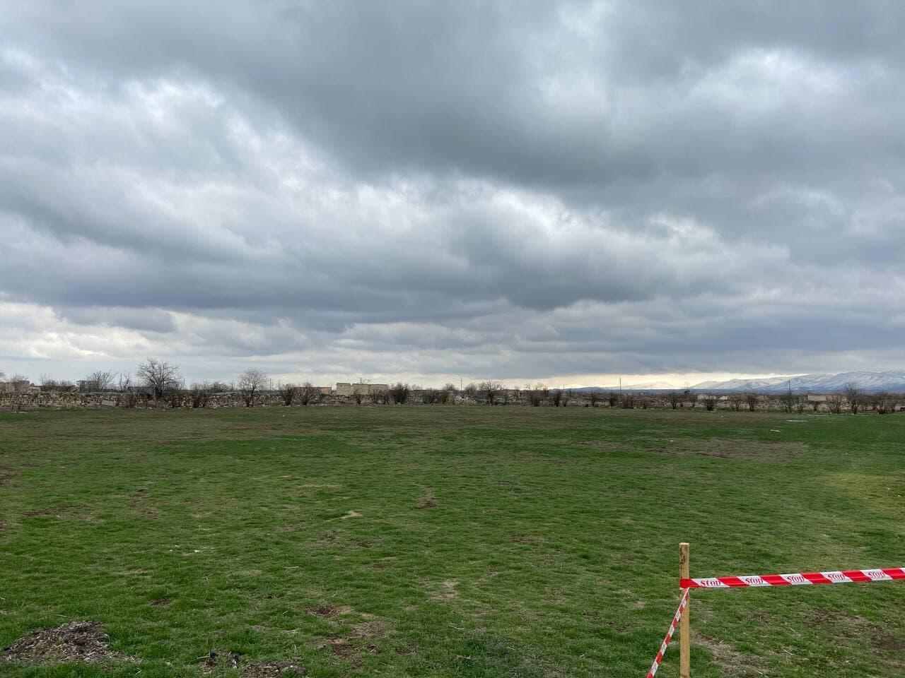 Разрушенный армянами Дворец Имарет в городе Агдам