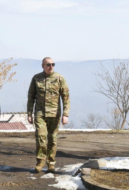 Президент Ильхам Алиев и Первая леди Мехрибан Алиева побывали в городе Шуша