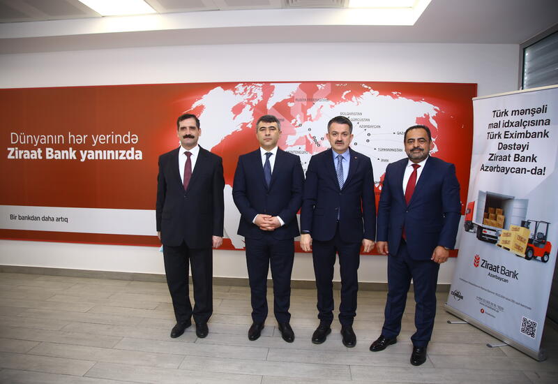 Qardaş İki Ölkənin Kənd Təsərrüfatı Nazirlərindən Ziraat Bank Azərbaycana Ziyarət