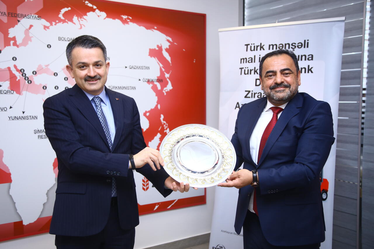 Qardaş İki Ölkənin Kənd Təsərrüfatı Nazirlərindən Ziraat Bank Azərbaycana Ziyarət