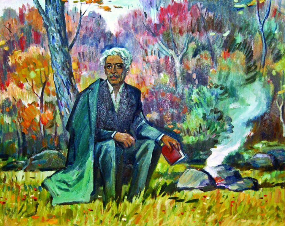 Самед Вургун в памятниках, картинах, на марках...