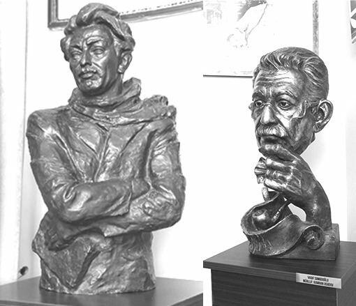 Самед Вургун в памятниках, картинах, на марках...