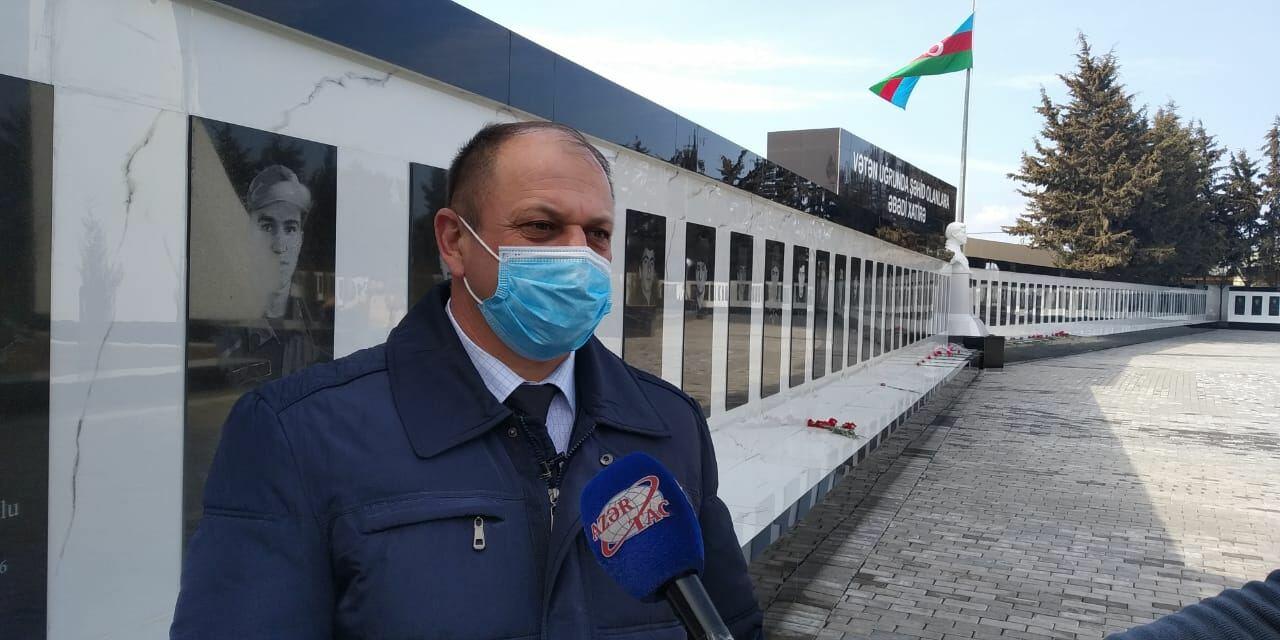 В Хачмазе оказана помощь 45 семьям шехидов
