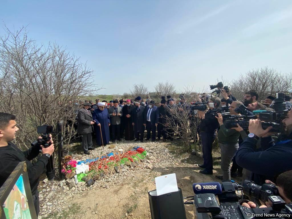 Главы религиозных конфессий Азербайджана посетили в Агдаме могилы шехидов