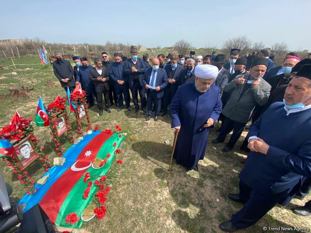 Главы религиозных конфессий Азербайджана посетили в Агдаме могилы шехидов