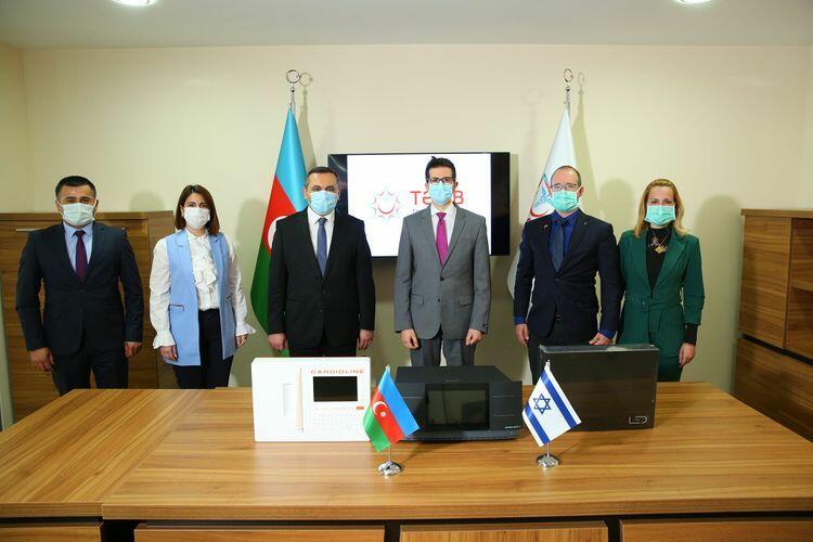 TƏBİB передана доставленная из Израиля медицинская и гуманитарная помощь