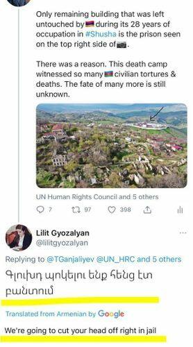Армянские депутаты угрожают Туралу Гянджалиеву