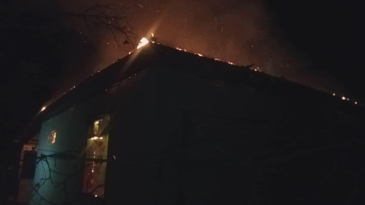В Агдаме сгорел дом
