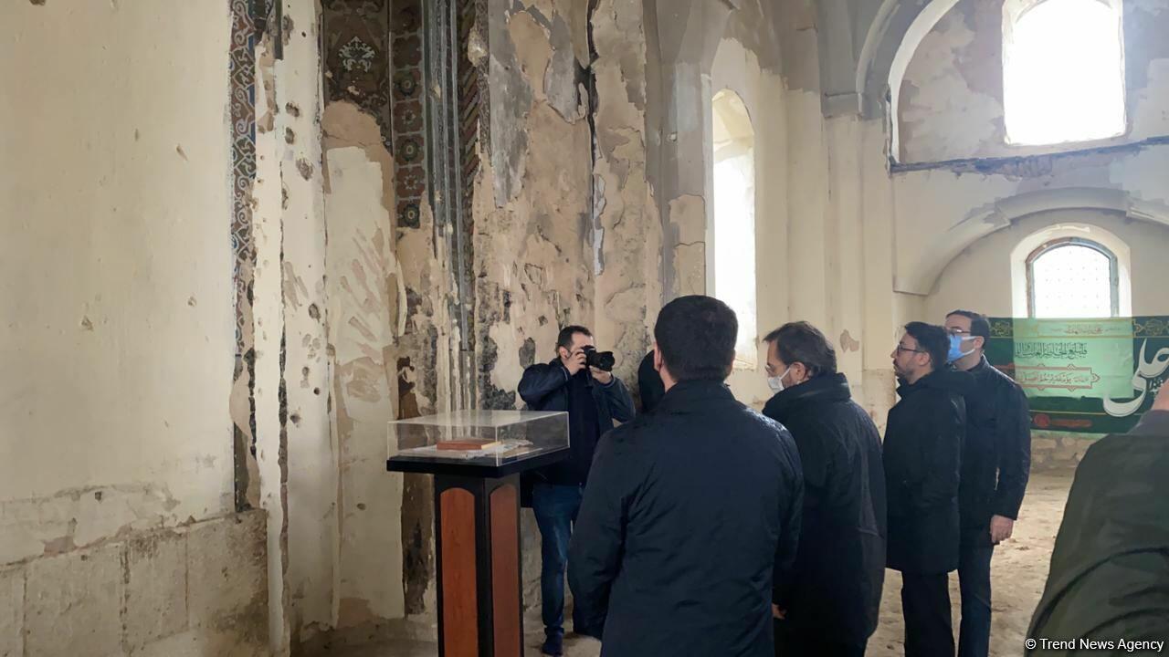 Делегация Тюркского совета посетила Агдамскую джума-мечеть