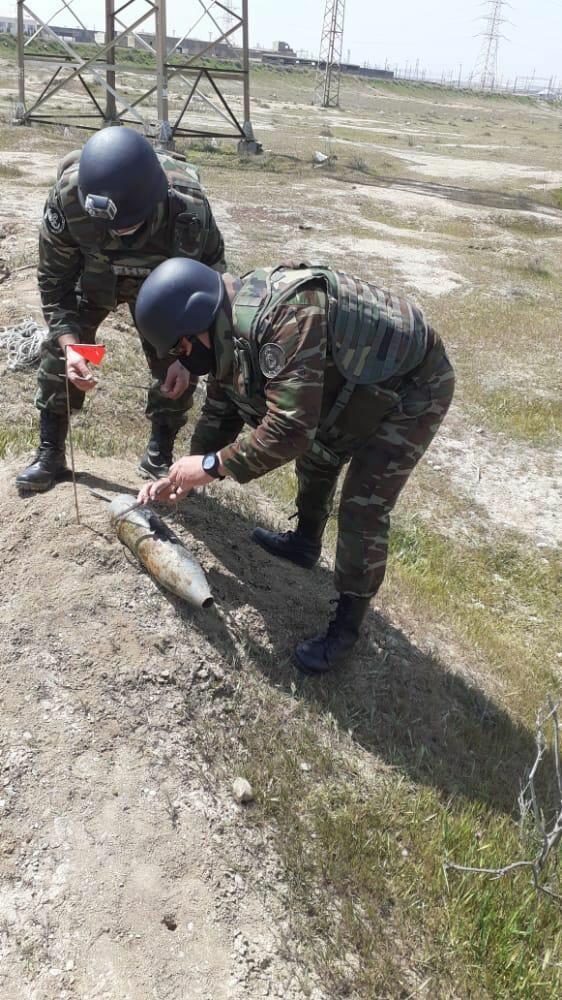 В Сумгайыте обнаружен артиллерийский снаряд