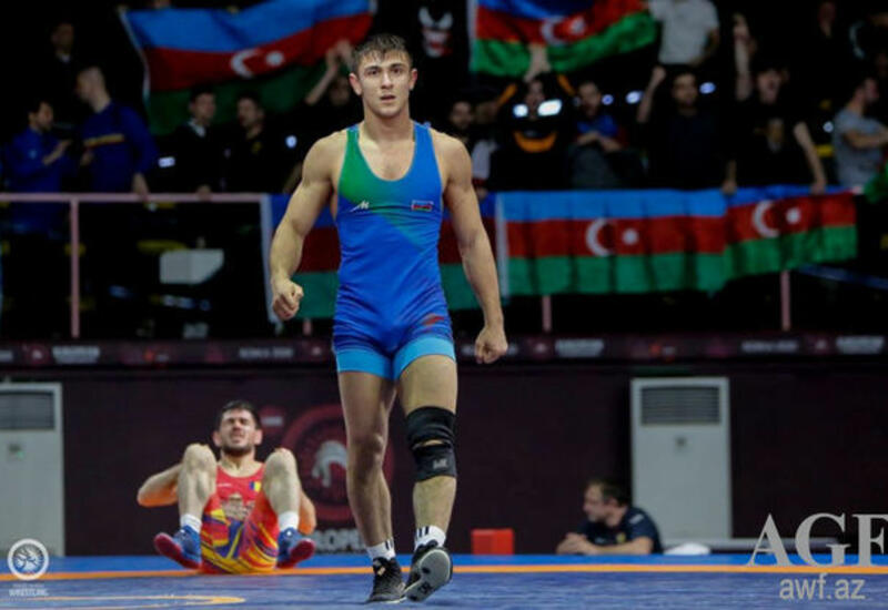 Азербайджанский борец победил армянского спортсмена на чемпионате Европы