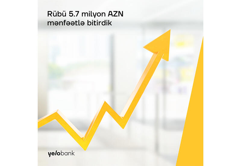 Yelo Bank начал 2021 год с чистой прибылью 5.7 млн AZN