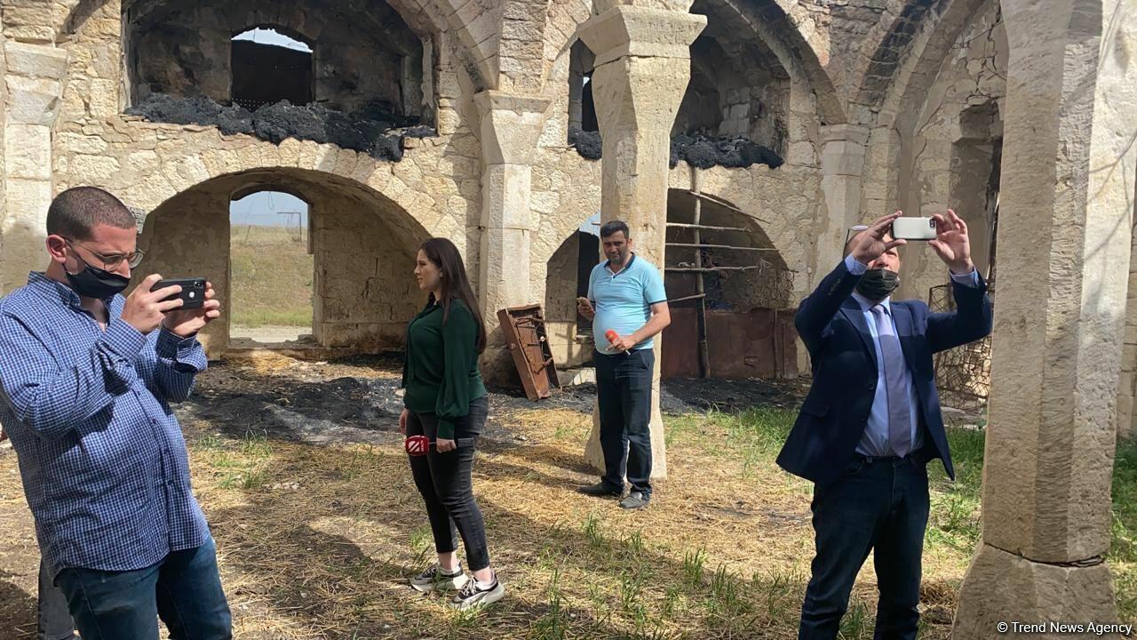 Завершилась поездка израильских журналистов в Агдам