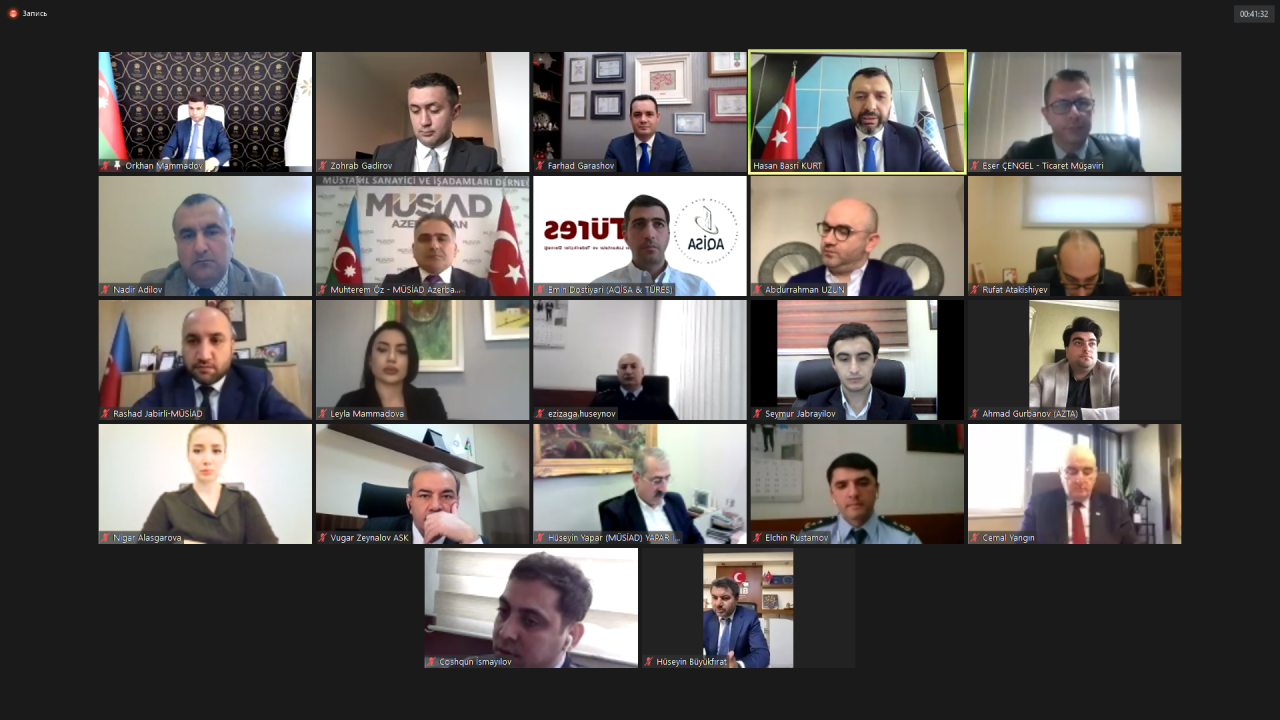 KOBİA yanında İctimai Şuranın təşkilatçılığı ilə Azərbaycan-Türkiyə İş Adamları Forumu keçirilib