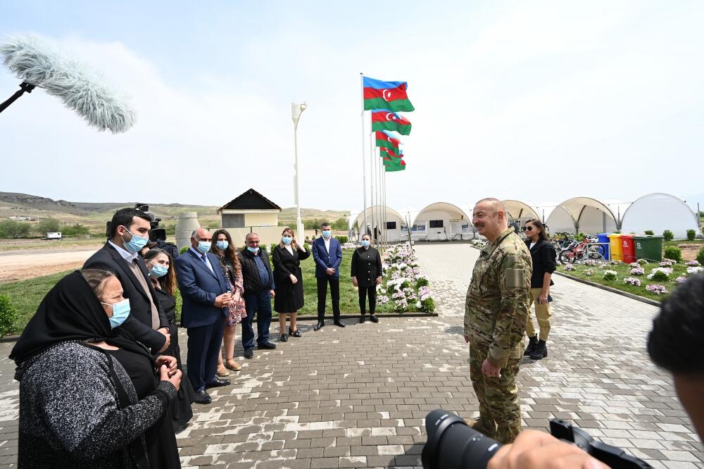 Президент Ильхам Алиев и Первая леди Мехрибан Алиева посетили Джебраильский и Зангиланский районы