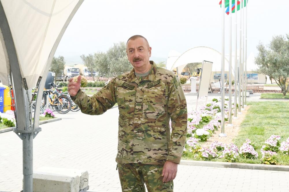 Президент Ильхам Алиев и Первая леди Мехрибан Алиева посетили Джебраильский и Зангиланский районы