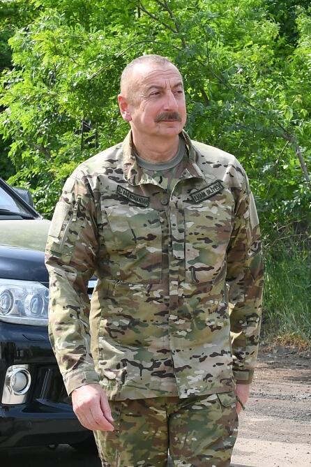 Президент Ильхам Алиев и Первая леди Мехрибан Алиева посетили Джебраильский и Зангиланский районы