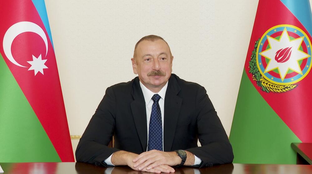 Состоялась встреча Президента Ильхама Алиева с президентом Всемирного экономического форума в формате видеоконференции
