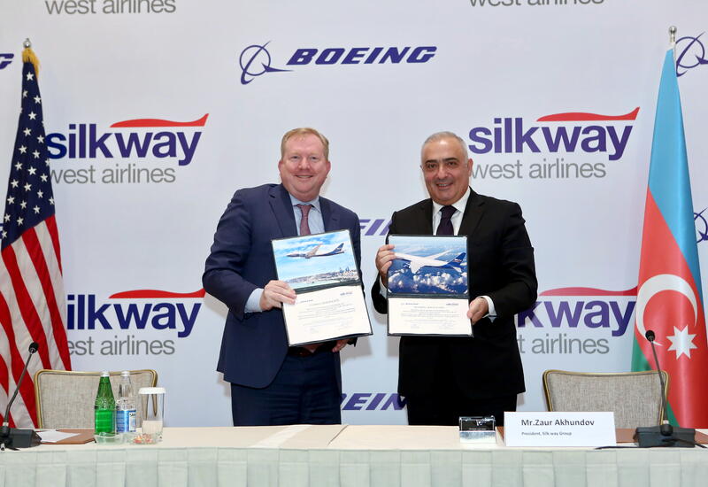 Silk Way West Airlines подписала стратегическое соглашение с Boeing о расширении флота