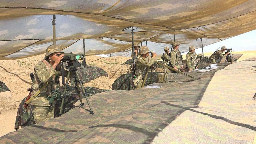 Командно-штабные учения в войсках Нахчыванского гарнизона
