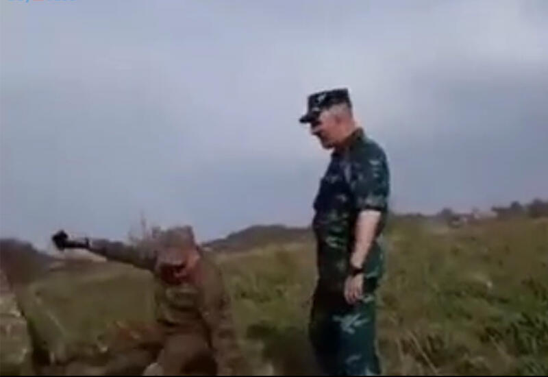 Армянский командир опозорился перед азербайджанскими солдатами в Зангезуре
