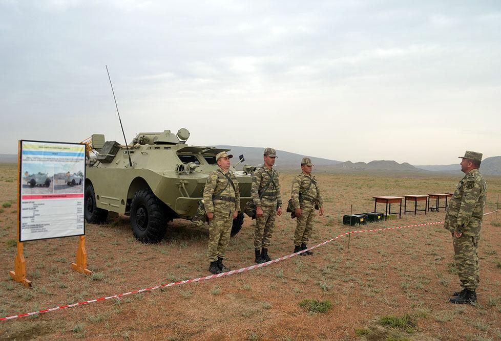 ВС Азербайджана участвуют в занятиях по повышению боеготовности подразделений радиационной, химической и бактериологической защиты