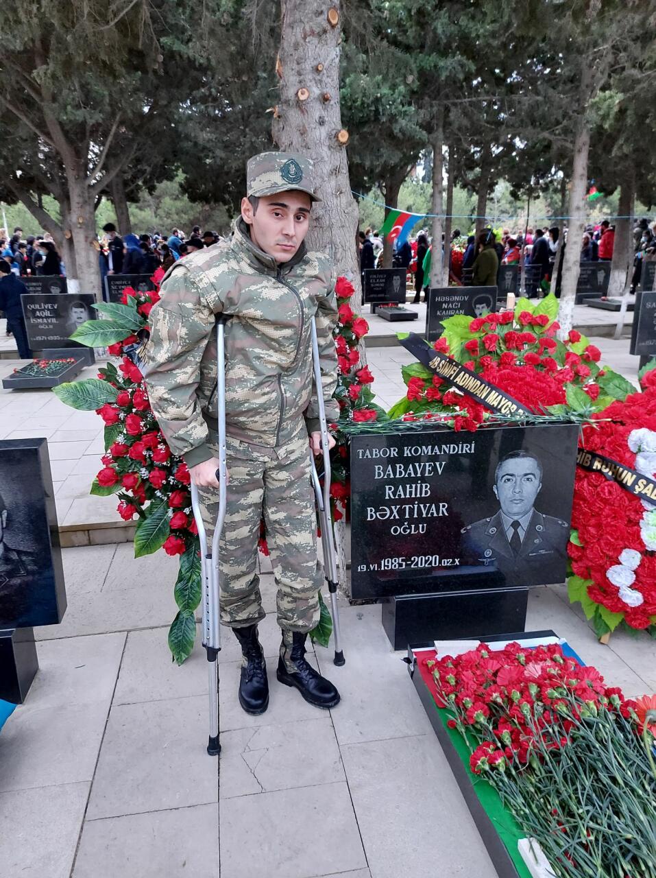 Düşməndən ilk azad olunan "Canavar" postunda yaralanan qazimiz: