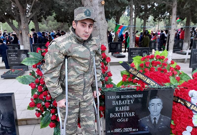 Düşməndən ilk azad olunan "Canavar" postunda yaralanan qazimiz: