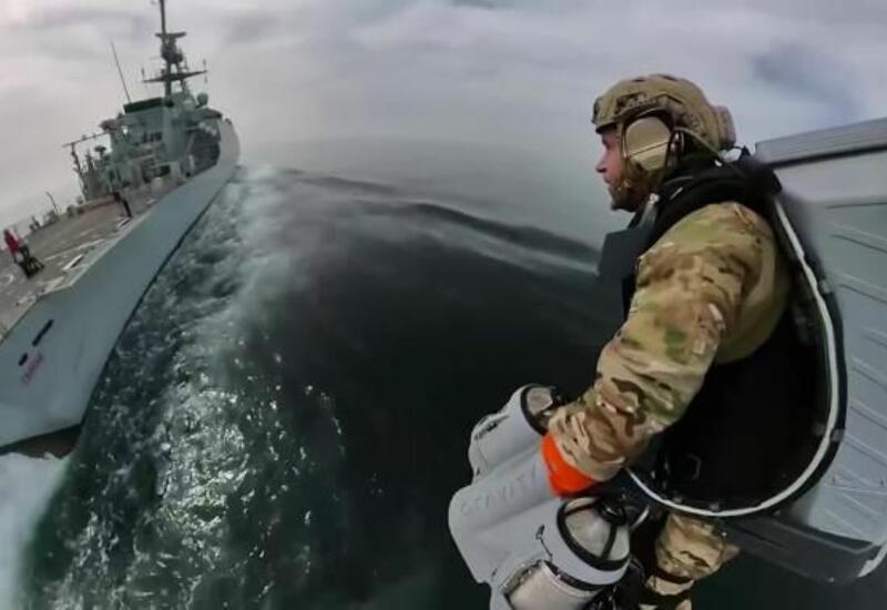 Морские пехотинцы Великобритании испытали реактивные ранцы