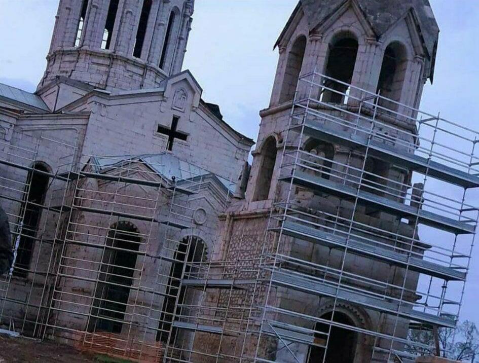 Армяне пытаются выдать православную церковь в Шуше за свою